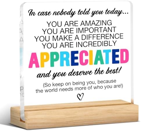 Thank You Appreciation Gifts for Colleague Coworker Boss Teacher