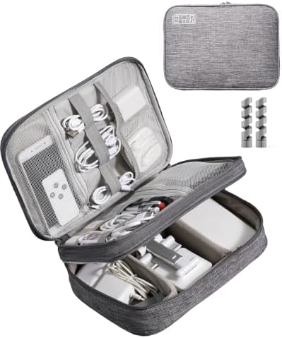 OrgaWise Electronics Travel Organizer, Three-Layer Tech Case