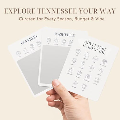 Tennessee Adventure Bucket List Cards, 50 Scratch Off Cards by State