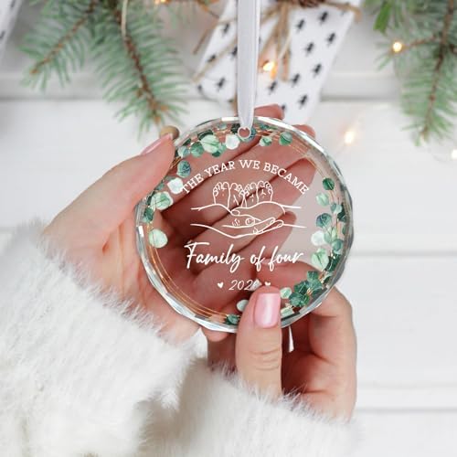 New Parents Gifts for Couples The Year We Became Family of Four 2026
