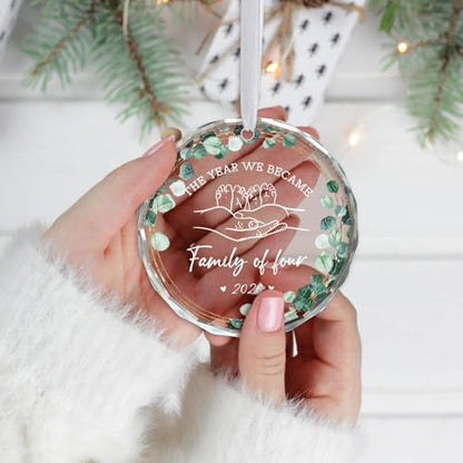 New Parents Gifts for Couples The Year We Became Family of Four 2026