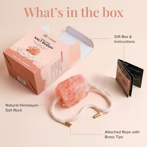UMAID Himalayan Pink Salt Rock for Shower & Bath – Salt Buddy® 2 lb