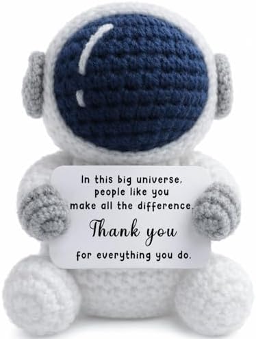 Teacher Appreciation Thank You Crochet Astronaut Gifts for Women Men