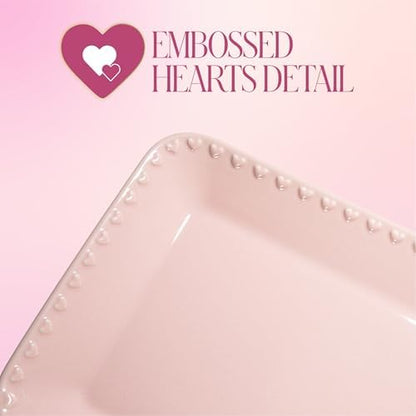 Paris Hilton Rectangle Ceramic Stoneware Serving Platter Tray