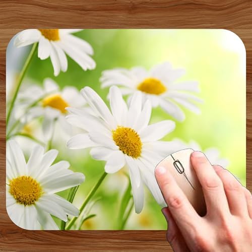 Floral Pattern Flower Mouse Pad Mat Mousepad for Desk Computer Laptop