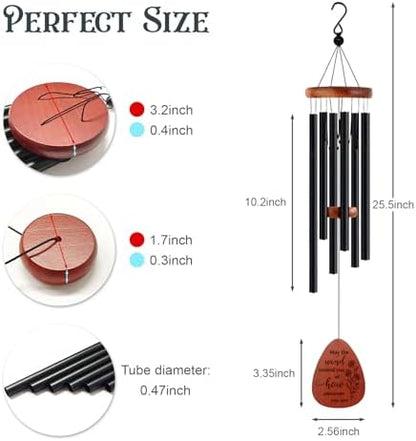 Thank You Gifts for Women & Men, 25.5" Wind Chimes Thank You Gifts