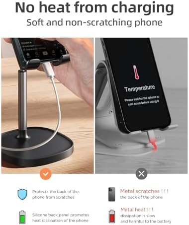 LISEN Cell Phone Stand Phone Holder for Desk, Office Decor Gadgets for