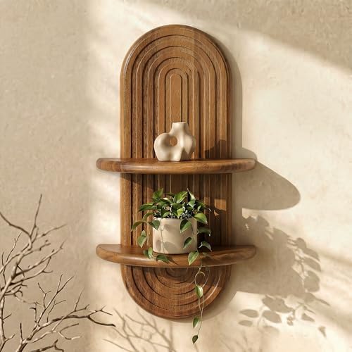 Plant Wall Shelf for Home Decor: Hanging Plant Shelf for Planter