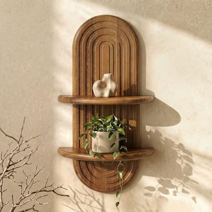 Plant Wall Shelf for Home Decor: Hanging Plant Shelf for Planter