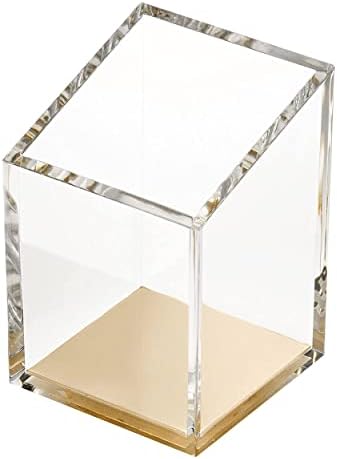 OfficeGoods Acrylic Pen and Pencil Holder, Gold