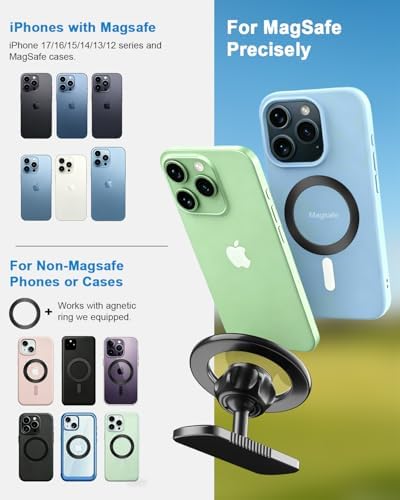 Magnetic Golf Cart Phone Holder, Unique Golf Accessories for Men