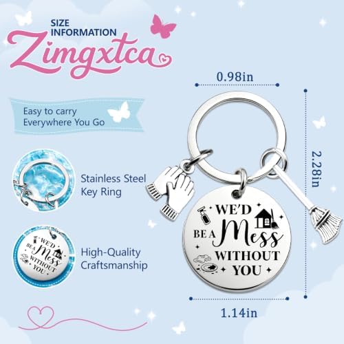 Housekeeping Appreciation Week Gifts Janitor Keyring Gifts For