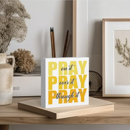 Inspirational Bathroom Room Decor, Christian Bible Desk Decoration