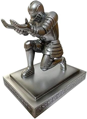 PEN KIT MALL Executive Kneeling Knight Pen Holder - Fancy Black-Inked