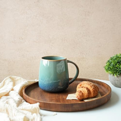 Bosmarlin Large Ceramic Coffee Mug, 23 Oz, Microwave and Dishwasher
