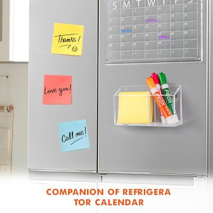 BEYGORM Magnetic Dry Erase Marker Holder for Whiteboard & Refrigerator