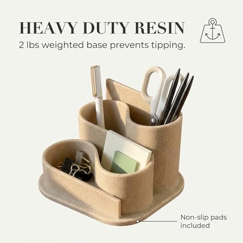 OAKOA Aesthetic Desk Organizer - Modern Desk Accessories - Boho Pen