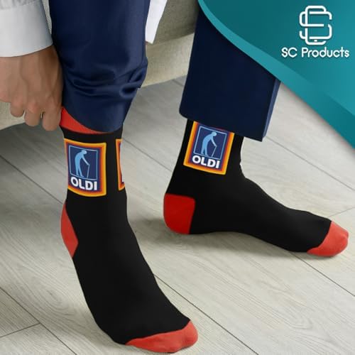 Oldi Mens Funny Socks Dad Grandpa Old Man Gifts Stocking Stuffers for