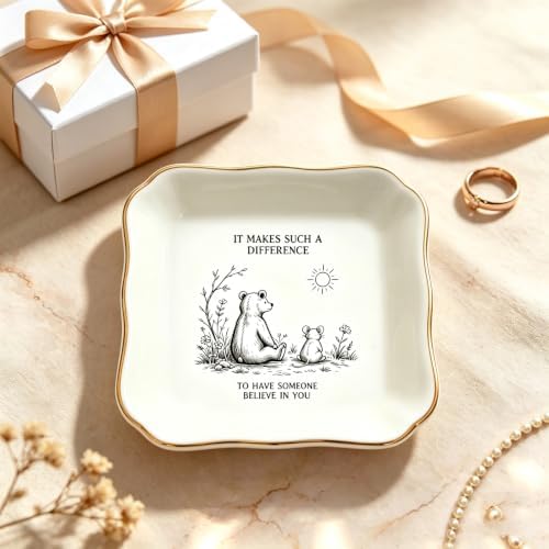 Inspirational Trinket Dish, Encouragement Gift Christmas Stocking