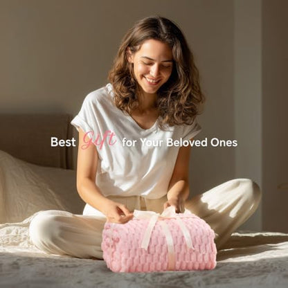 BEDELITE Pink Throw Blanket for Couch, Soft Cozy Gifts for Women, 50 *