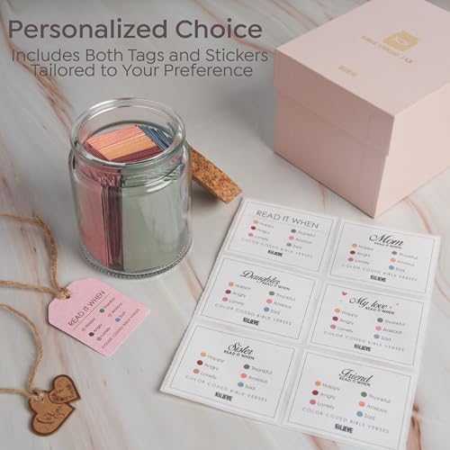 BLIEVE Read Me When Bible Verse Jar For Women