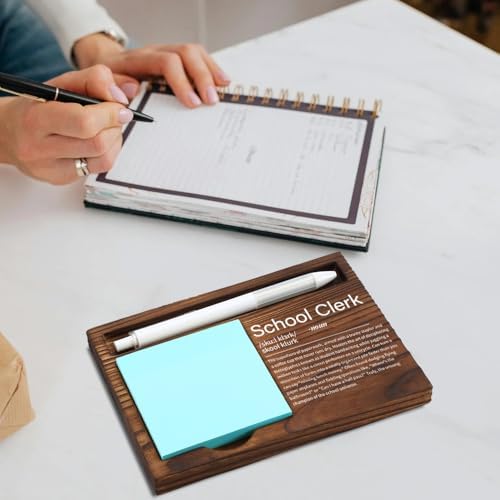 School Clerk Desk Organizer, Funny Administrative Appreciation Gift