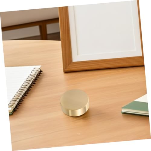 Brass Paperweight 3pcs, Golden Desk Weight Ornament Xmas