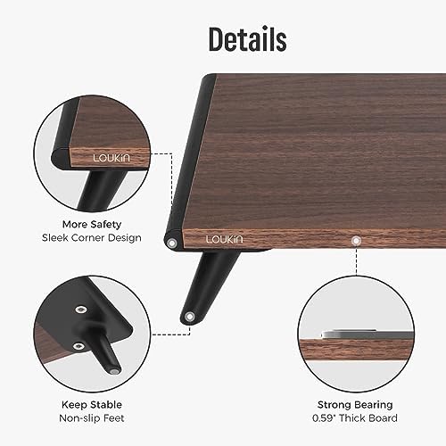 loukin Monitor Stand Riser for Desk, 22.4" × 8.2" Computer Stand