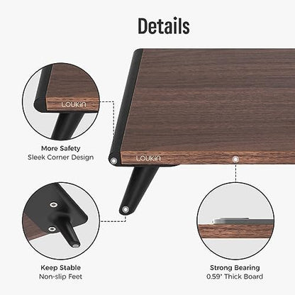 loukin Monitor Stand Riser for Desk, 22.4" × 8.2" Computer Stand