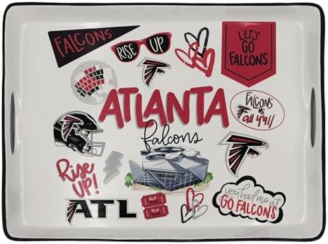 NFL Atlanta Falcons Loco Fan Large Serving Tray w/Handles