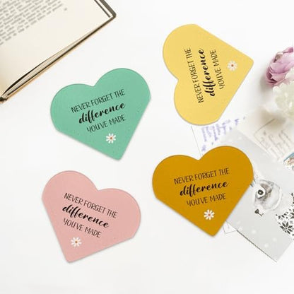 4 Pcs Never Forget The Difference You Make Thank You Gifts