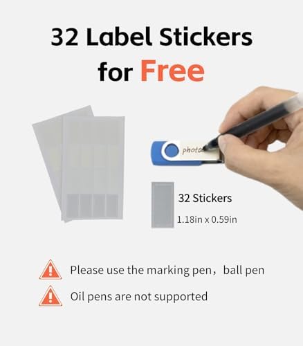 USB Flash Drive Case with Labels, Gifts for Men, USBs Case Organizer