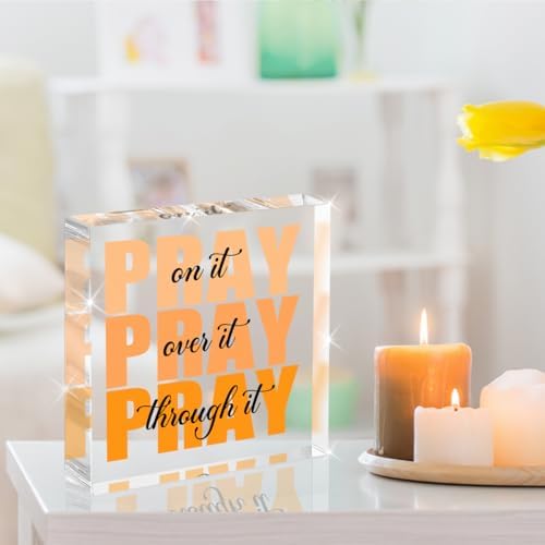 Orange Room Decor, Inspirational Christian Gifts for Women, Orange