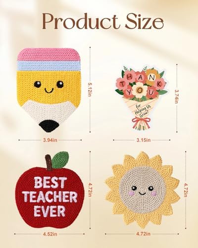 Slohif Cute Woven Drink Coasters Funny Gifts for Home Desk Coffee