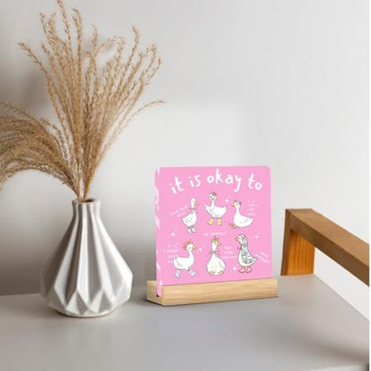 Cute Goose Motivational Gift for Women Coworker Friends Acrylic Sign