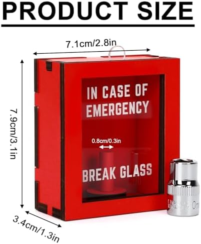 10mm Emergency Socket Kit, 2 Pack Funny Car Guy Tool Gag Gifts Box