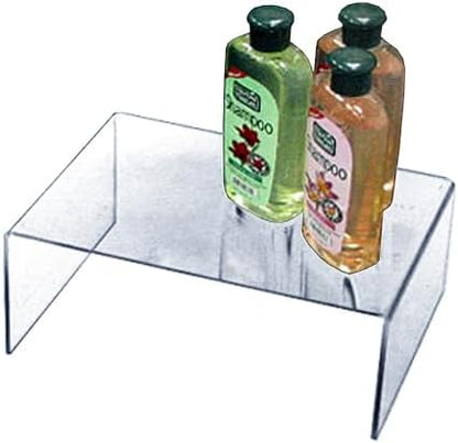 Azar Displays 515311 12" W x 7.75" D x 6" H Acrylic Riser (4 Pack)