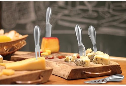 6-Piece Cheese Knife Set, Premium Stainless Steel, Storage Bag