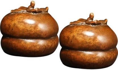 Persimmon-Shaped Bronze Paperweight, Calligraphy Tools for Men in The