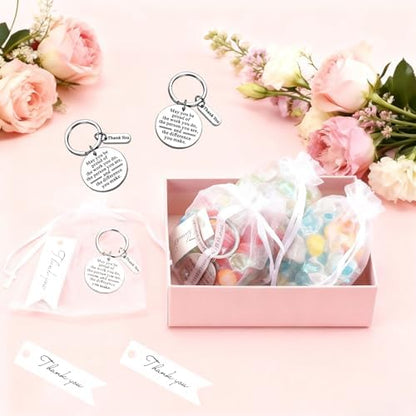 36 Pcs Employee Appreciation Gifts Bulk Thank You Keychains for