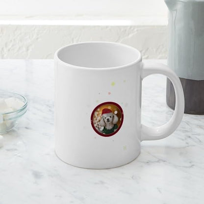 CafePress Christmas Toy Poodle Mugs 20 oz Ceramic Coffee Mega Mug