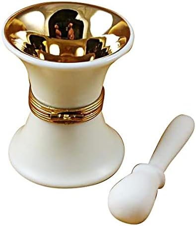 Rochard Limoges Original Rochard Mortar and Pestle Limoges Porcelain