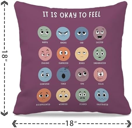 Nogrit Counseling Office Must Haves Pillow Cover, Calming Corner
