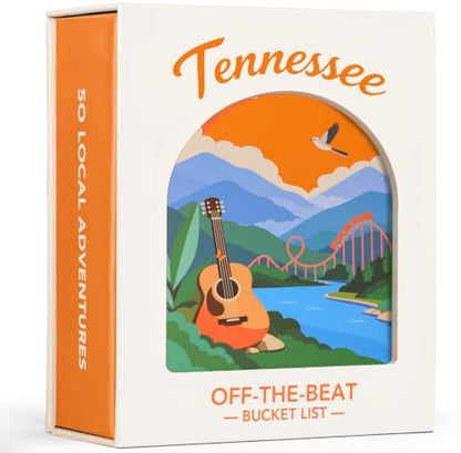 Tennessee Adventure Bucket List Cards, 50 Scratch Off Cards by State