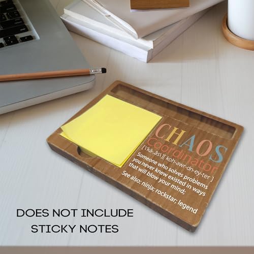 Chaos Coordinator Appreciation Gifts, 4x6 Inch Sticky Pen-holder for