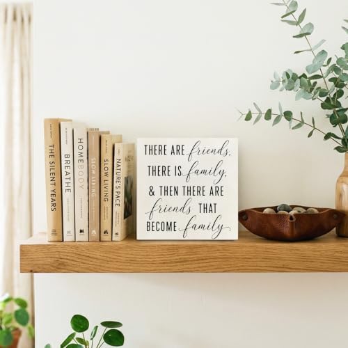 Friendship Family Wooden Signs - Friends Family Decor, Moving Away
