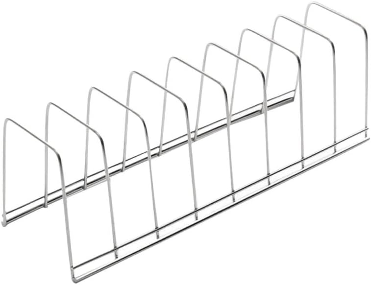 Toyvian Stainless Steel Kitchen Storage Rack Dish Organizers Silver
