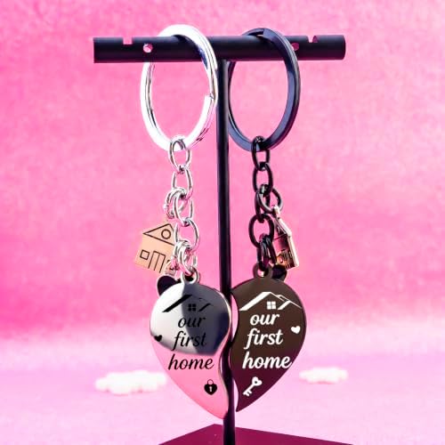New Home Keychain House Warming Gifts for Couple Best Housewarming