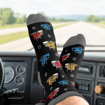 Truck Driver Gifts - Gifts For Truck Drivers, Trucker Gift, Fun Socks