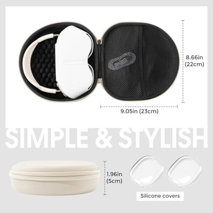 ProCase AirPods Max & AirPods Max 2 Hard Travel Case with Silicone